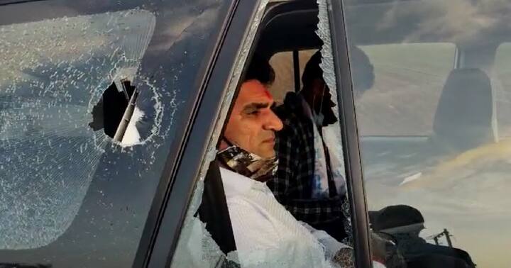 Attack on  AAP leader Isudan Gadhvi and Mahesh Savani in Junagadh જૂનાગઢઃ AAP નેતા ઇસુદાન ગઢવી અને મહેશ સવાણી પર હુમલો, અજાણ્યા શખ્સોએ પાંચથી સાત ગાડીઓના કાચ તોડ્યા