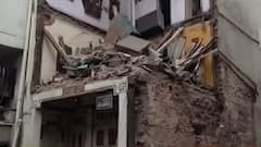 સુરત:મહિધરપૂરા વિસ્તારમાં જર્જરિત મકાન ધરાશાયી, ઘટના દરમિયાન કોઈ જાનહાનિ નહીં