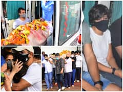 Raj Kaushal Death: Mandira Bedi Inconsolable As Family Takes Her Husband's Mortal Remains For Last Rites; See Pics
