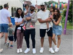 किसे ने देखा फुटबॉल मैच तो कोई कॉफी शॉप में आया नज़र, कुछ इस तरह इंग्लैंड में समय बिता रहे भारतीय क्रिकेटर्स