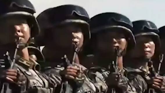 Are talks an excuse for China to strengthen its forces?