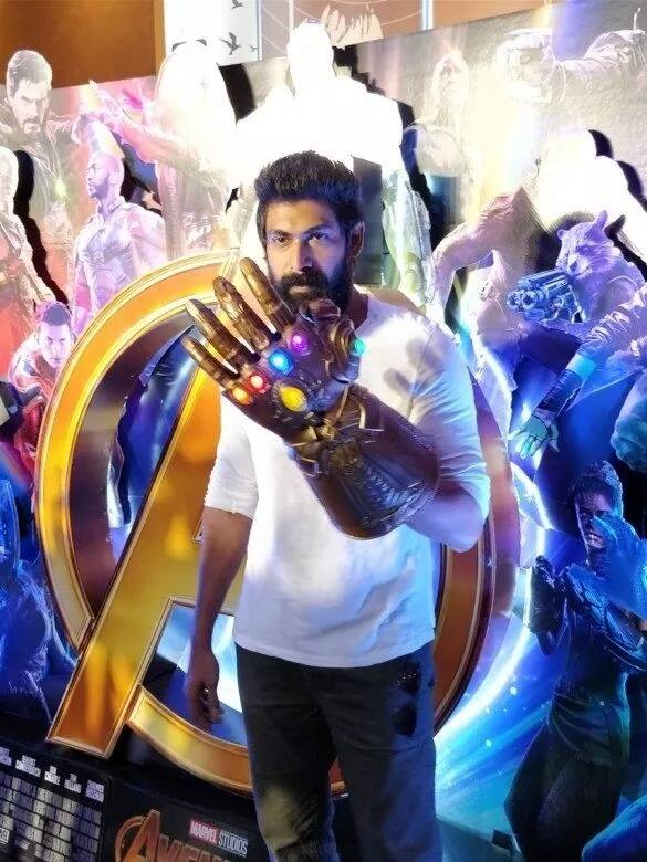 'ఎవెంజర్స్' లో థానోస్ పాత్రకు తెలుగు డబ్బింగ్ రానాతో చెప్పించారు. ఆ సమయంలో తీసిన పిక్