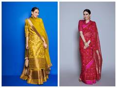 Karisma Kapoor Style: 5 बार एथनिक आउटफिट्स में एक्ट्रेस ने धड़काया फैंस का दिल