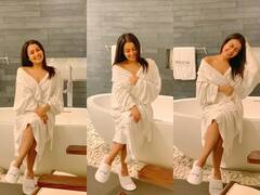 Neha kakkar Photos: बाथरोब में बेहद हॉट लुक देती नजर आईं नेहा कक्कड़, पति रोहनप्रीत सिंह ने दिया ऐसा रिएक्शन