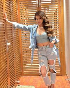 IN PICS: Bigg Boss 14 Winner Rubina Dilaik Poses In Lace Bralette & ‘Boss Lady’ Jacket As She Welcomes July In Style; Hubby Abhinav Reacts!