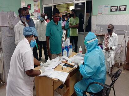 thiruvarur district today corona positive 60 person. திருவாரூர் மாவட்டத்தில் 60 பேருக்கு கொரோனா 3 பேர் உயிரிழப்பு!