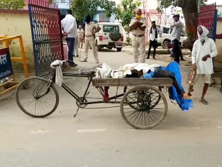 Police did not show readiness while alive now the body of the girl was taken on the handcart in kaimur ann शर्मनाक! जिंदा रहते पुलिस ने नहीं दिखाई तत्परता, अब मरने के बाद ठेले पर ले गई युवती की लाश