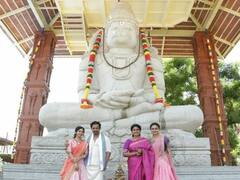 Actor arjun new temple ceremony pics  : அஞ்சனாசுத ஶ்ரீ யோக ஆஞ்சநேய சுவாமி   -  நடிகர் அர்ஜுன்  கோவிலின் கும்பாபிஷேக விழா போட்டோ ஆல்பம்