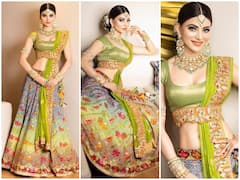 In Pics: उर्वशी रौतेला के  62 लाख की राजस्थानी बंधनी लहंगा और ज्वैलरी ने  सबको चौकाया, देखिए तस्वीरें