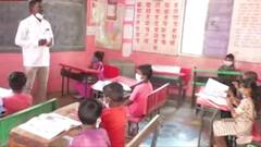 परभणीत चारठाणा गावात शाळेची घंटा वाजली, विद्यार्थ्यांमध्ये आनंदाचं वातावरण, कोरोनाच्या नियमांचं पालन