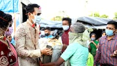 आहेराच्या रकमेतून 60 गरीब कुटुंबांना केले धान्यदान, प्रभादेवीच्या नवविवाहितांची सामाजिक बांधिलकी