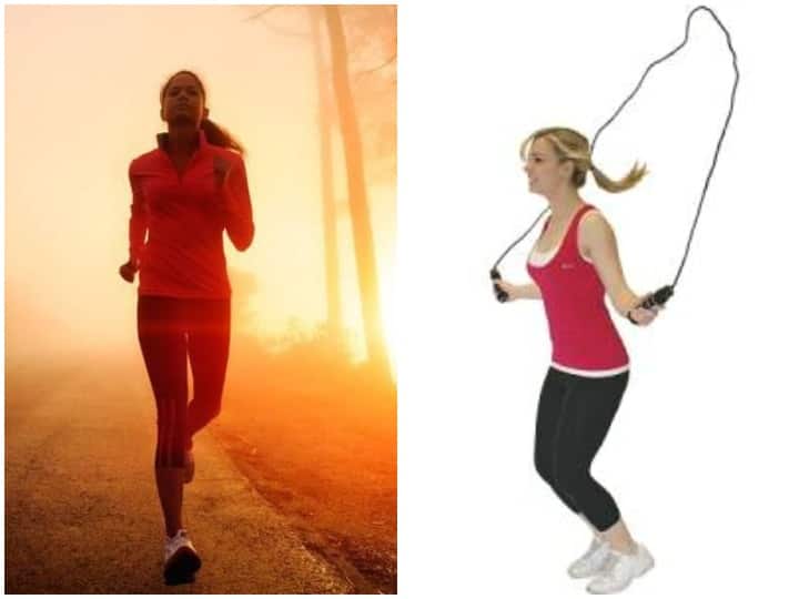 What is much better option between running or jumping rope for weight loss? Know वजन कम करने के लिए रस्सी कूद या दौड़ने में से कौनसा विकल्प है ज्यादा बेहतर? जानिए