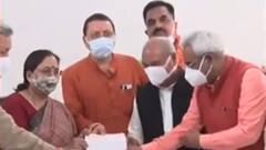 Uttakhand New CM : Pushkar Singh Dhami ने किया सरकार बनाने का दावा पेश