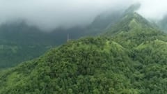 कुंभवडेतील सह्याद्री रांगांचं विलोभनीय दृश्य, निसर्गाने जणू नेसला हिरवा शालू : कणकवली, सिंधुदुर्ग