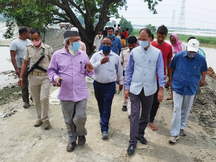 mp alok kumar suman inspected flood area of Gopalganj said control