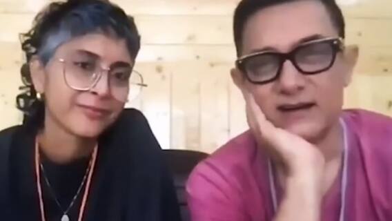 Aamir Khan & Kiran Rao seen together for the FIRST Time post announcing Separation | Khabar Filmy Hai