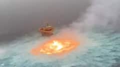 Visuals of fire in Gulf of Mexico takes social media by storm