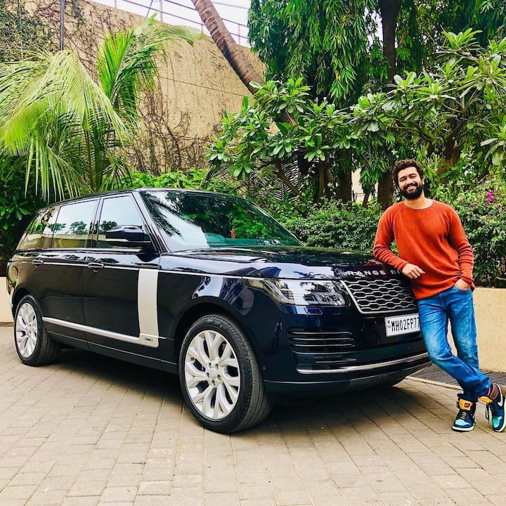 Vicky Kaushal bought home a new luxury car. The actor shared a picture with his new Range Rover and wrote, “Welcome Home buddy!” (Image courtesy - @vickykaushal09/Instagram)