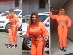 In Pics: मुंबई की सड़कों पर Rakhi Sawant ने बिखेरे जलवे, एकटक देखते रह गए फैंस, देखें तस्वीरें