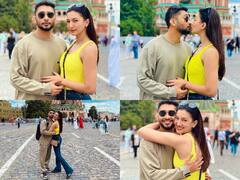 In Photos: मॉस्को की सड़कों पर रोमांस में डूबे नजर आए Gauahar Khan और Zaid Darbar, देखें तस्वीरें