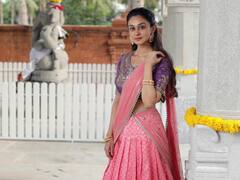 Actress Aishwarya Arjun pics : என்ன ஒரு என்ன ஒரு அழகியடா - ஐஸ்வர்யா அர்ஜுன் போட்டோ ஆல்பம்