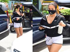 सड़क के बीचों बीच ट्रैफिक में फंसी जिम जाने के लिए निकलीं Malaika Arora, तस्वीरों में दिखीं परेशान