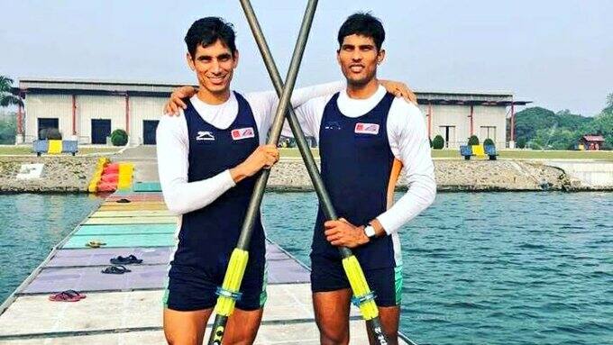 ABP Exclusive: Indian rowers Arjun Lal Jat and Arvind Singh talked about preparations for Tokyo Olympics Tokyo Olympics Preparation: ৪ বছর আগে রোয়িং কী জানতেন না, এবার টোকিওতে দেশের ভরসা অরবিন্দ-অর্জুন