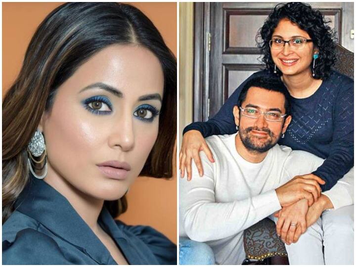 Hina Khan spoke on Aamir Khan-Kiran Raos divorce Aamir Khan-Kiran Rao Divorce: आमिर खान और किरण राव के तलाक पर हिना खान ने कह दी बड़ी बात