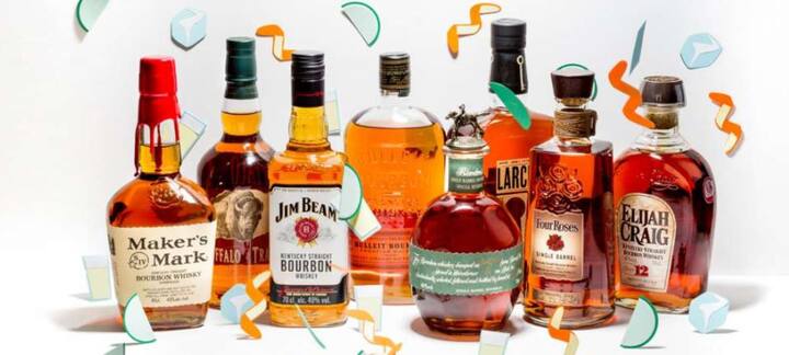 Bourbon: ਇਹ ਅਮੈਰਿਕਨ ਵਿਸਕੀ ਹੈ। ਇਸ ਵਿੱਚ ਘੱਟੋ-ਘੱਟ 51% ਮੱਕੀ ਹੁੰਦੀ ਹੈ।
