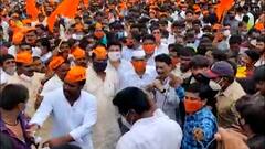 सोलापूरच्या मोर्चातील 46 मराठा आंदोलकांवर गुन्हे दाखल, आपत्ती व्यवस्थापन कायद्यांतर्गत कारवाई