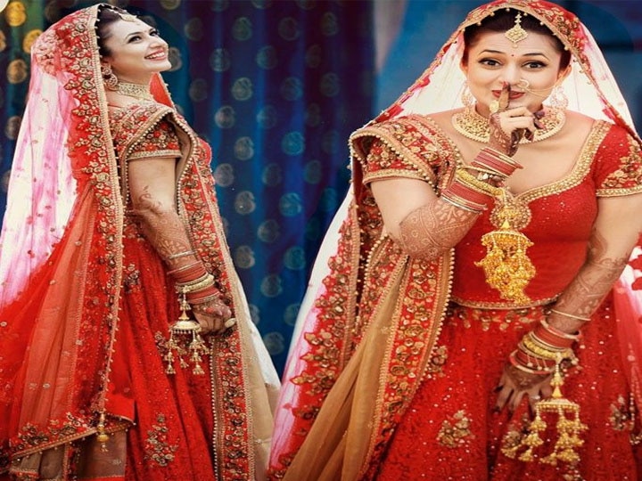 Divyanka Tripathi's Colourful Lehenga Could Be Your Apt Pick For First  Wedding Function Post Lockdown!