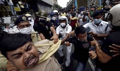 BJP Fake Vaccine Rally: ভুয়ো ভ্যাকসিন কাণ্ডের প্রতিবাদে বিজেপির মিছিল ঘিরে ধুন্ধুমার কলকাতায়