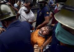 BJP Fake Vaccine Rally: ভুয়ো ভ্যাকসিন কাণ্ডের প্রতিবাদে বিজেপির মিছিল ঘিরে ধুন্ধুমার কলকাতায়