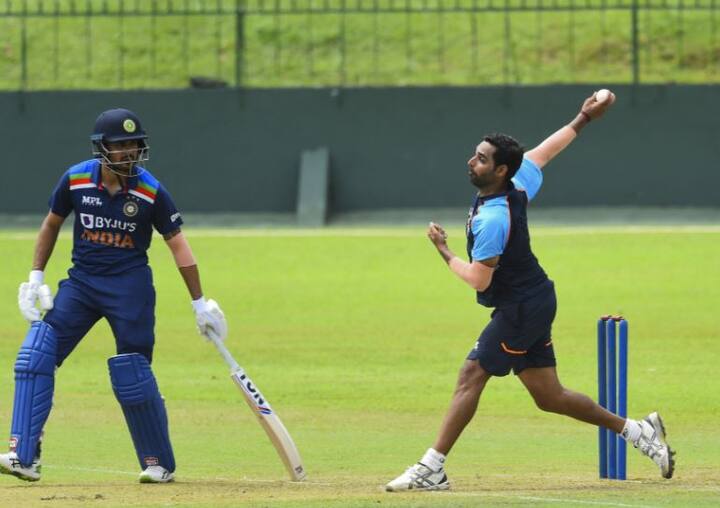 India tour of Sri Lanka Bhuvneshwar Kumar team beats Shikhar Dhawan team in warm-up match India Tour of Sri Lanka: अभ्यास टी20 मैच में भुवनेश्वर कुमार एकादश ने धवन एकादश को हराया