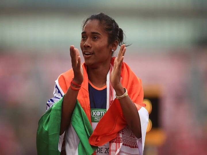 Sprinter Hima Das to miss her first Olympics due to injury prior to the qualifications in 100 m and 200 m events Hima Das to miss Olympics: ২০২২ কমনওয়েলথ, এশিয়ান গেমসই এখন পাখির চোখ হিমার