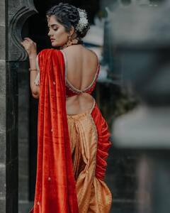 In Pics | नथ, नऊवारी साडी.. भाग्यश्री मोटेचा मराठमोळा साज