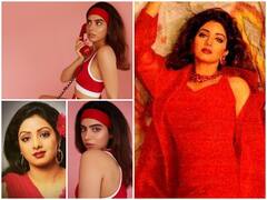 Khushi Kapoor Photos: रेड ड्रेस में खुशी कपूर ने कराया फोटोशूट, हूबहू मां श्रीदेवी की तरह आईं नज़र, देखें तस्वीरें