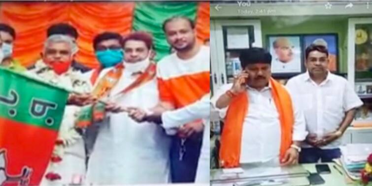 Political tussle after fake job racket main accuseds photo found with Dilip Ghosh and Arjun Singh Fake Job Racket Update : সরকারি চাকরির নামে প্রতারণায় অন্যতম অভিযুক্তের সঙ্গে দিলীপ-অর্জুনের ছবি ! তুঙ্গে রাজনৈতিক তরজা