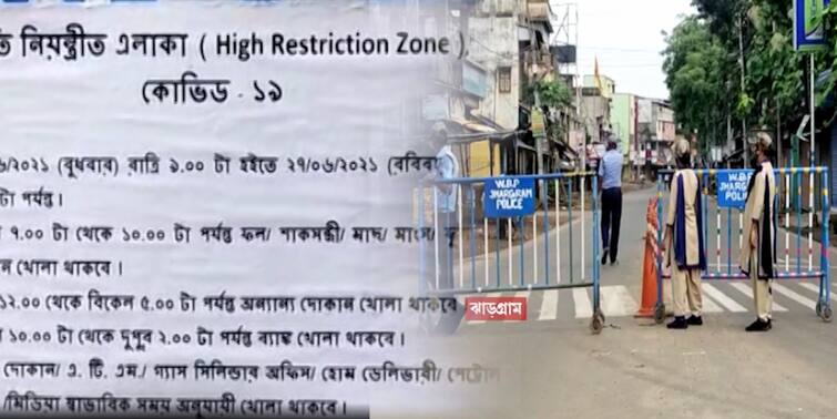 WB covid 19 lockdown Jhargram District West Bengal complete lockdown has been imposed by municipality area সংক্রমণ রুখতে উদ্যোগ, ঝাড়গ্রাম পুর এলাকায় সম্পূর্ণ লকডাউন জারি