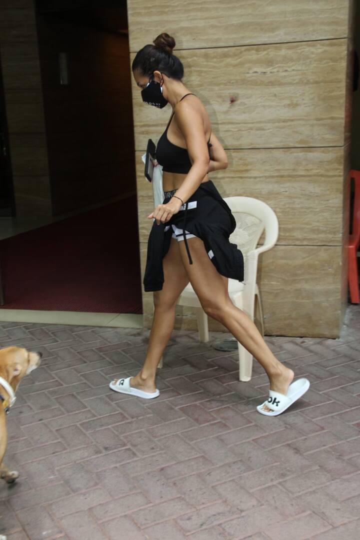 While her gym look was liked by many, there were also some people who slammed her for wearing 