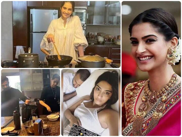 Despite living in London Sonam Kapoor herself does housework revealed in interview खाना बनाने से लेकर साफ-सफाई तक, सुसराल में सोनम कपूर को करना पड़ता है सारा काम, किराने का सामान भी खरीदने जाती हैं ये एक्ट्रेस