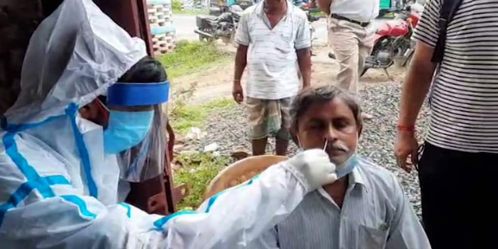 Kiosk Point was opened for Covid test at the entrance to Tarapith তারাপীঠে প্রবেশ পথে কোভিড পরীক্ষার জন্য চালু হল কিয়স্ক পয়েন্ট