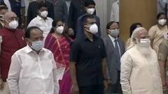 Modi Cabinet Reshuffle: President Kovind arrives for swearing-in ceremony