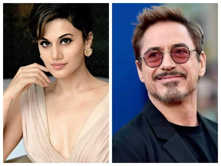 Taapsee Pannu did a message to Iron Man but Robert Downey Jr did not reply Taapsee Pannu ने किया Iron Man को मैसेज लेकिन Robert Downey Jr ने नहीं दिया कोई जवाब