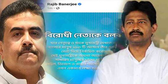 Rajib Banerjee attacks Suvendu Adhikari: 'মুখ্যমন্ত্রীকে অযথা আক্রমণ না করে...' ফেসবুক পোস্টে শুভেন্দুকে কটাক্ষ রাজীবের