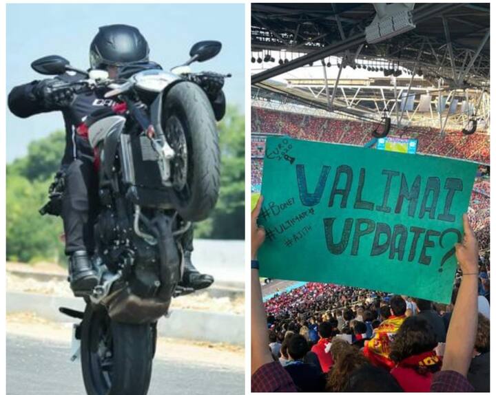 Ajith's 'Valimai Update' Reaches To Wembley Stadium Ajith's 'Valimai Update' Reaches To Wembley Stadium
