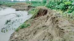 গিলান্ডির ভাঙনে নদীগর্ভে জমি, ঘরবাড়ি; 'প্রশাসনের প্রতিশ্রুতিই সার' অভিযোগ গ্রামবাসীদের