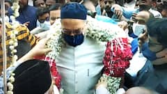 Lucknow पहुंचे Asaduddin Owaisi, ओम प्रकाश राजभर से करेंगे मुलाकात