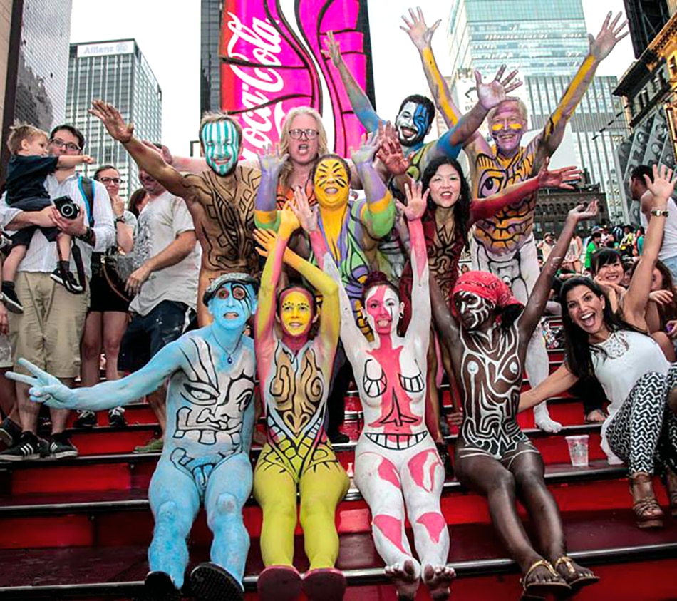 Collection 99+ Pictures Nyc Body Painting Day In Union Square Sharp 10/2023