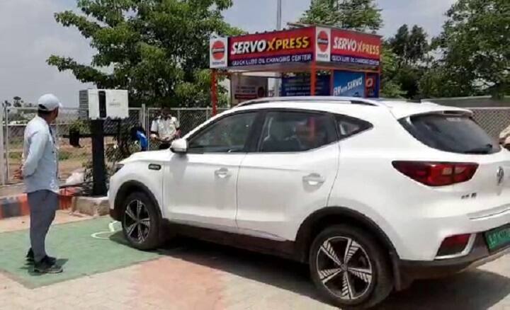 Gujarat first e car charging center start in Narmda at Statue Of Unity ગુજરાતના કયા શહેરમાં બન્યું પહેલું ઇ-કાર ચાર્જિંગ સેન્ટર? જાણો કઈ કંપનીએ બનાવ્યું?